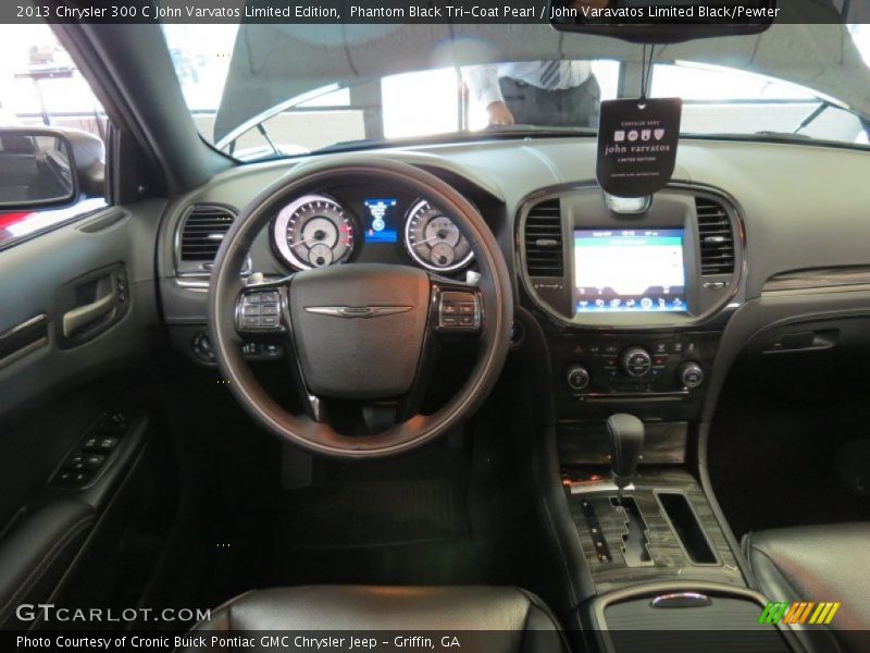 Phantom Black Tri-Coat Pearl / John Varavatos Limited Black/Pewter 2013 Chrysler 300 C John Varvatos Limited Edition