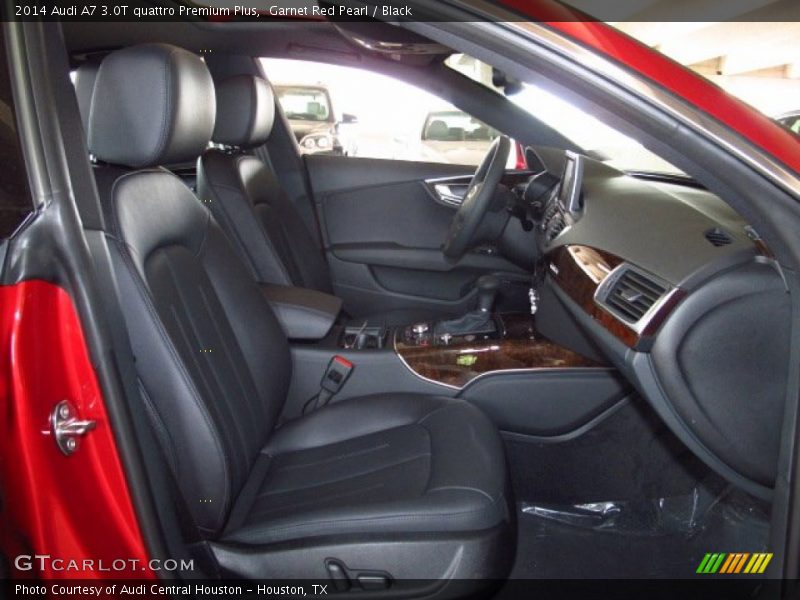 Garnet Red Pearl / Black 2014 Audi A7 3.0T quattro Premium Plus