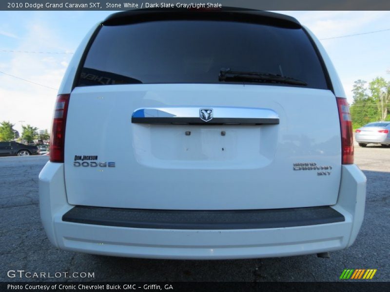 Stone White / Dark Slate Gray/Light Shale 2010 Dodge Grand Caravan SXT