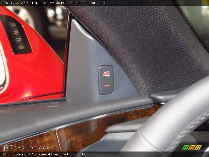Garnet Red Pearl / Black 2014 Audi A7 3.0T quattro Premium Plus