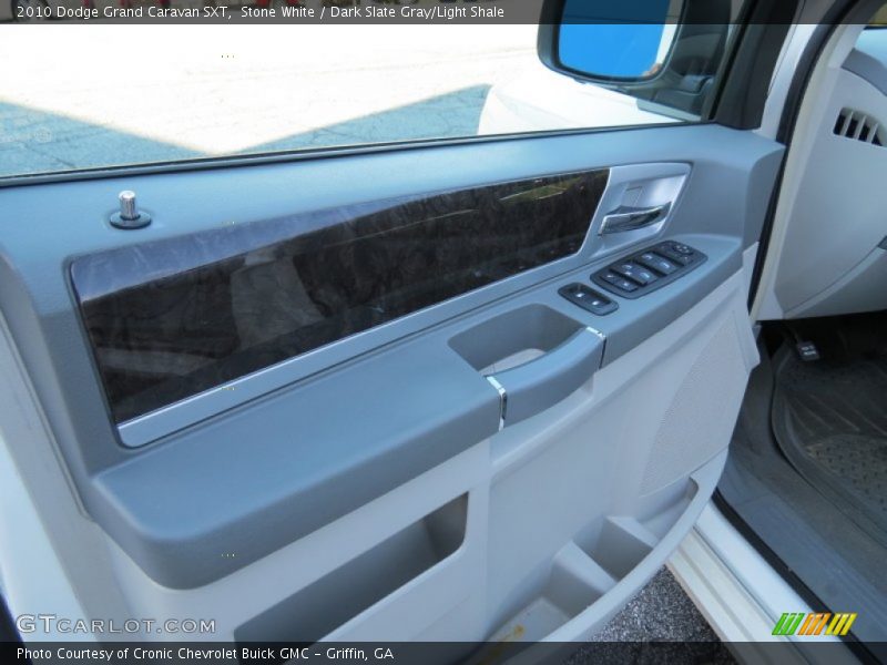 Stone White / Dark Slate Gray/Light Shale 2010 Dodge Grand Caravan SXT