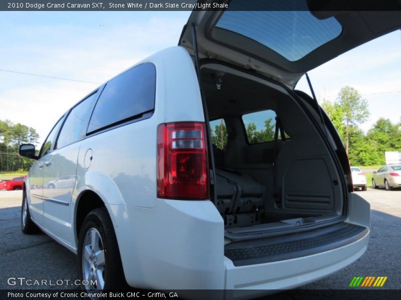 Stone White / Dark Slate Gray/Light Shale 2010 Dodge Grand Caravan SXT
