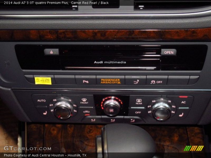 Garnet Red Pearl / Black 2014 Audi A7 3.0T quattro Premium Plus