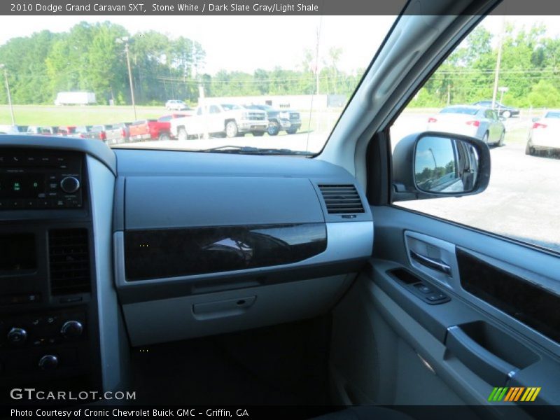 Stone White / Dark Slate Gray/Light Shale 2010 Dodge Grand Caravan SXT