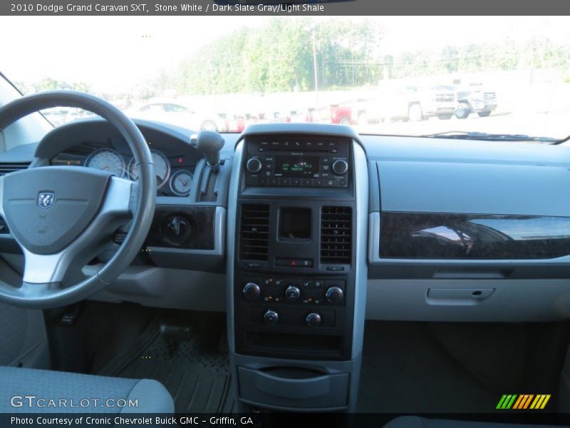 Stone White / Dark Slate Gray/Light Shale 2010 Dodge Grand Caravan SXT
