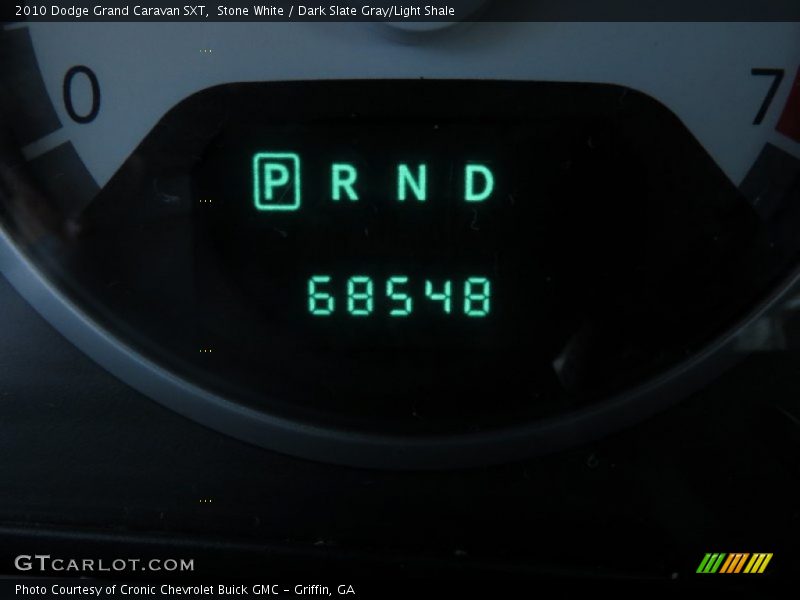 Stone White / Dark Slate Gray/Light Shale 2010 Dodge Grand Caravan SXT
