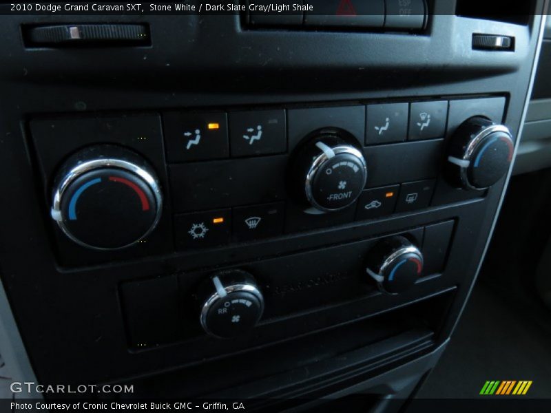 Stone White / Dark Slate Gray/Light Shale 2010 Dodge Grand Caravan SXT