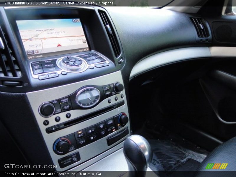 Garnet Ember Red / Graphite 2008 Infiniti G 35 S Sport Sedan