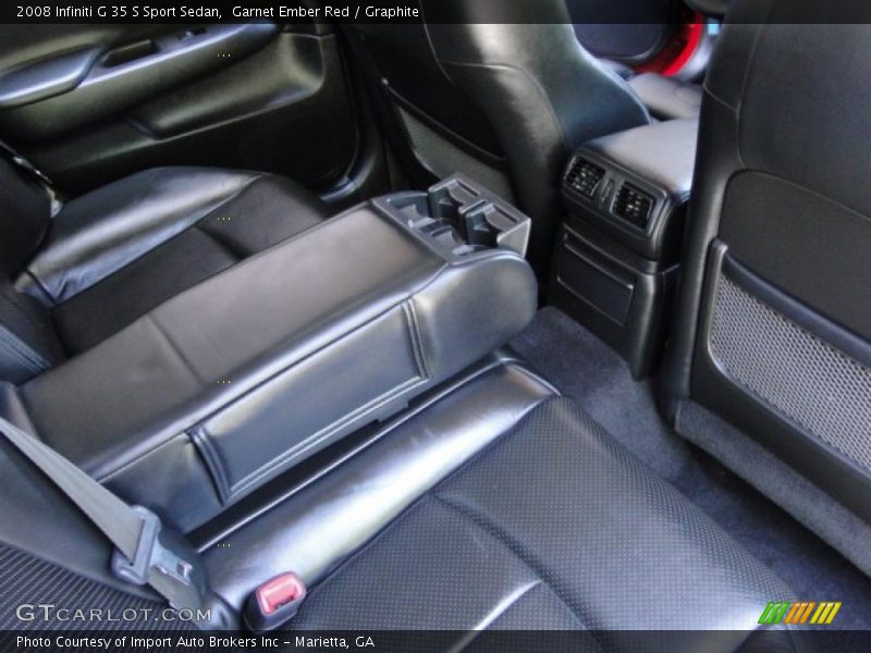 Garnet Ember Red / Graphite 2008 Infiniti G 35 S Sport Sedan