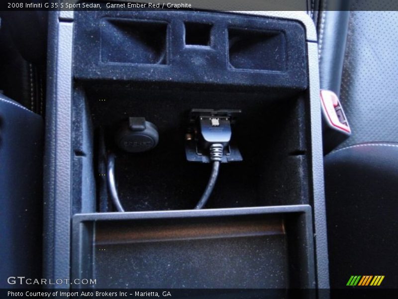 Garnet Ember Red / Graphite 2008 Infiniti G 35 S Sport Sedan