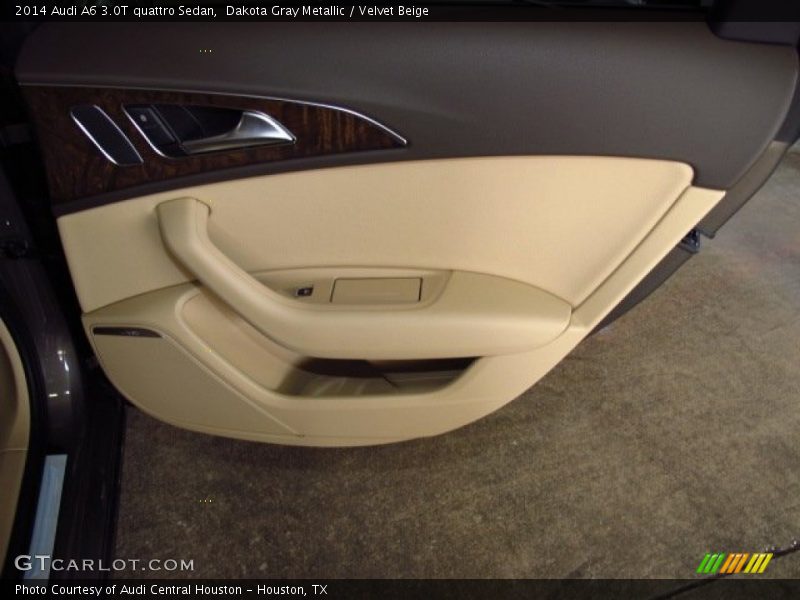 Dakota Gray Metallic / Velvet Beige 2014 Audi A6 3.0T quattro Sedan