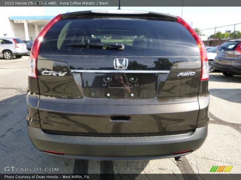 Kona Coffee Metallic / Black 2013 Honda CR-V EX-L AWD