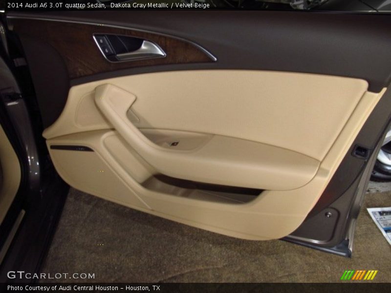 Dakota Gray Metallic / Velvet Beige 2014 Audi A6 3.0T quattro Sedan