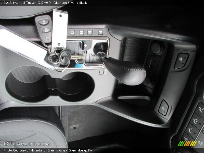Diamond Silver / Black 2013 Hyundai Tucson GLS AWD