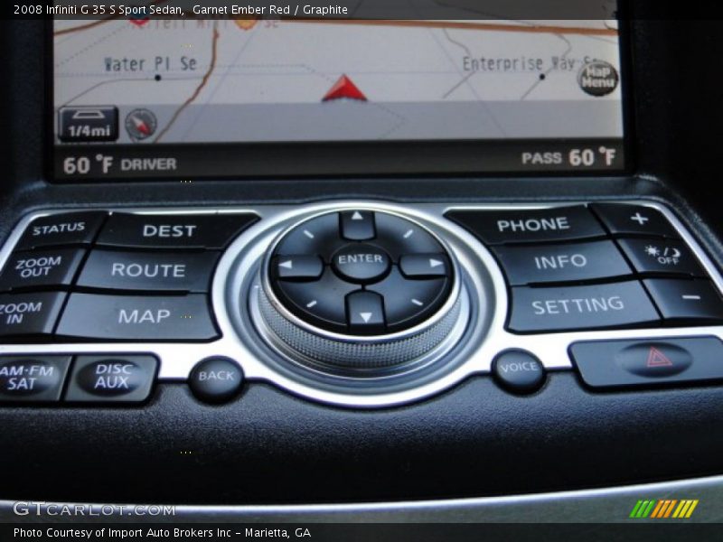 Garnet Ember Red / Graphite 2008 Infiniti G 35 S Sport Sedan