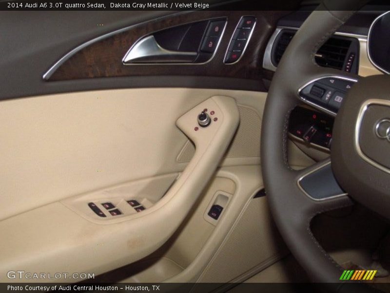 Dakota Gray Metallic / Velvet Beige 2014 Audi A6 3.0T quattro Sedan