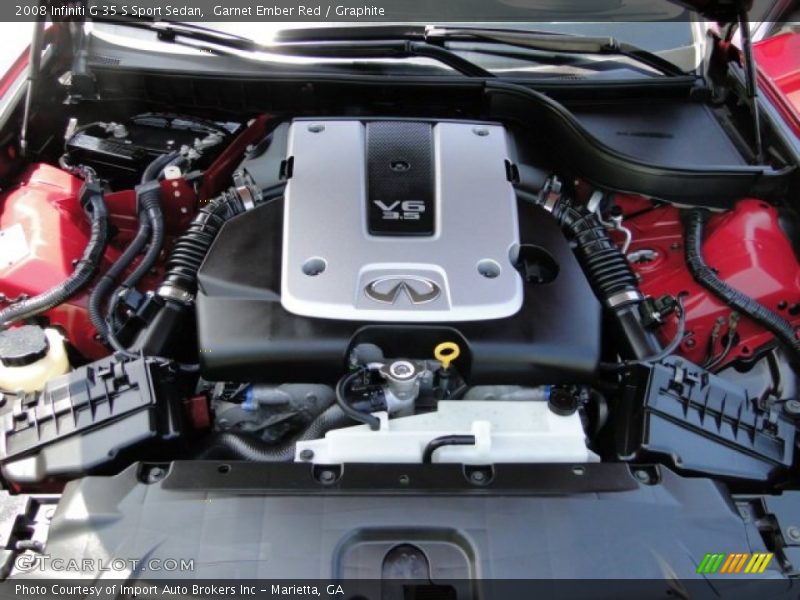Garnet Ember Red / Graphite 2008 Infiniti G 35 S Sport Sedan
