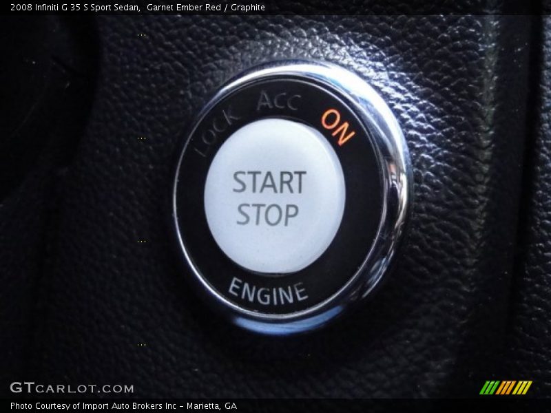 Garnet Ember Red / Graphite 2008 Infiniti G 35 S Sport Sedan