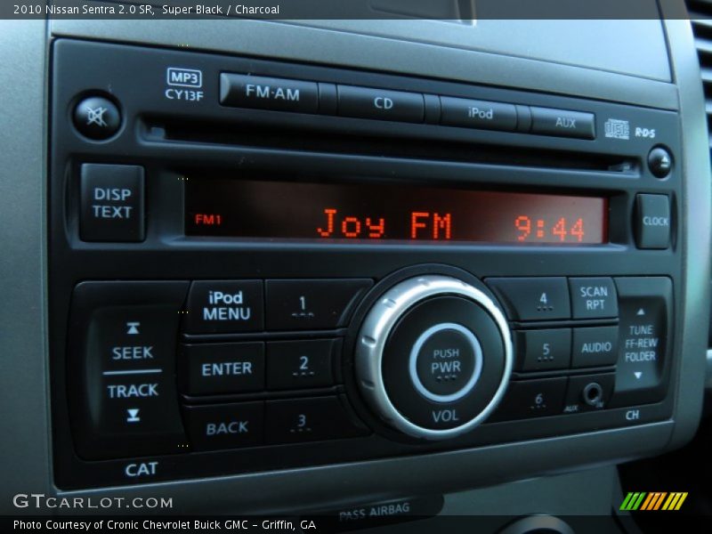 Super Black / Charcoal 2010 Nissan Sentra 2.0 SR