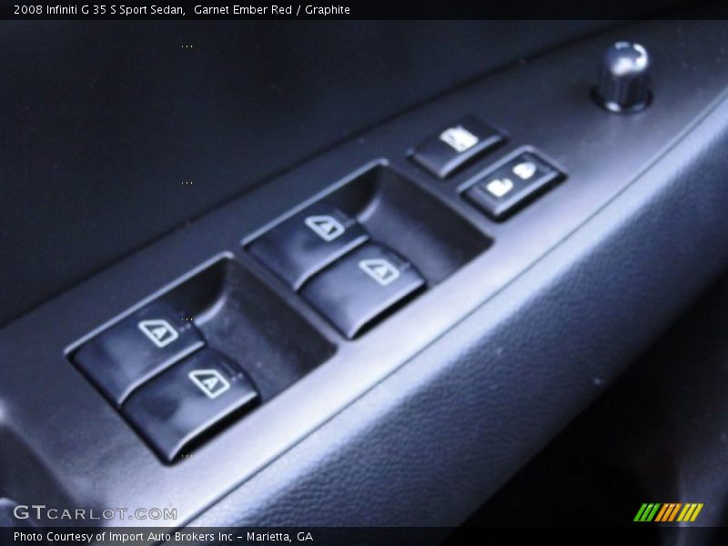 Garnet Ember Red / Graphite 2008 Infiniti G 35 S Sport Sedan