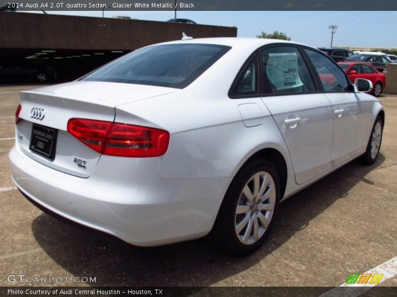 Glacier White Metallic / Black 2014 Audi A4 2.0T quattro Sedan