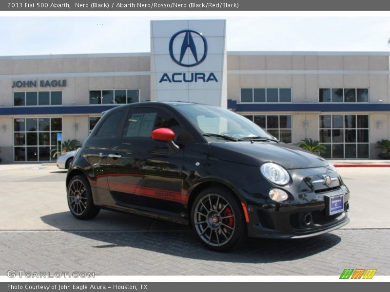 Nero (Black) / Abarth Nero/Rosso/Nero (Black/Red/Black) 2013 Fiat 500 Abarth