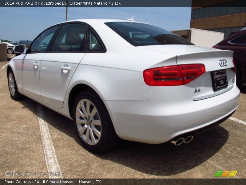 Glacier White Metallic / Black 2014 Audi A4 2.0T quattro Sedan