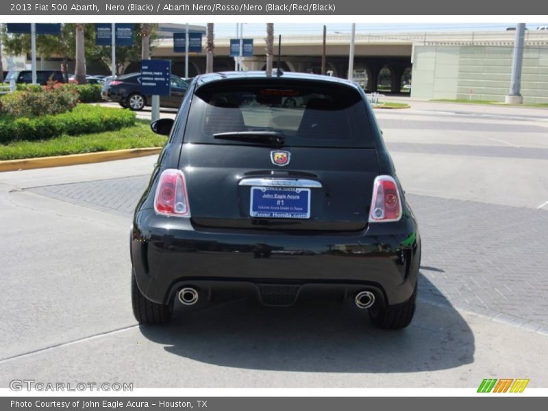 Nero (Black) / Abarth Nero/Rosso/Nero (Black/Red/Black) 2013 Fiat 500 Abarth