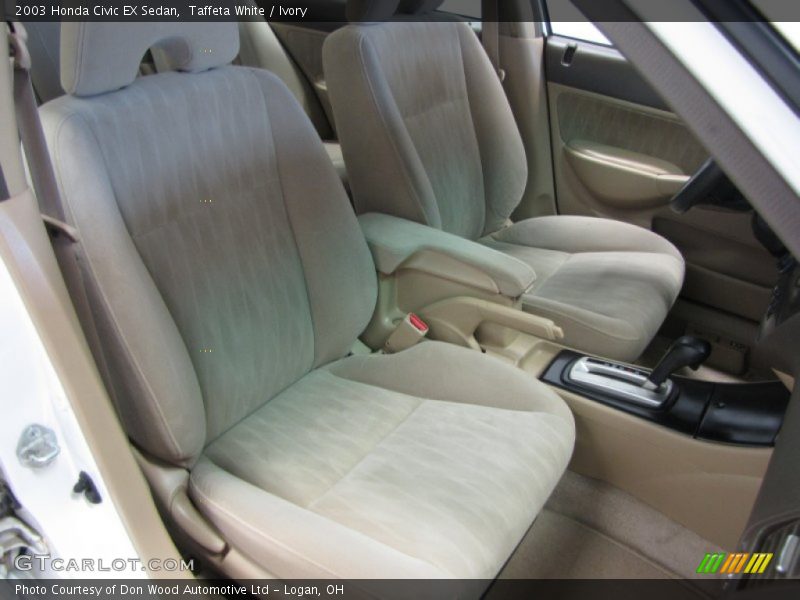 Taffeta White / Ivory 2003 Honda Civic EX Sedan