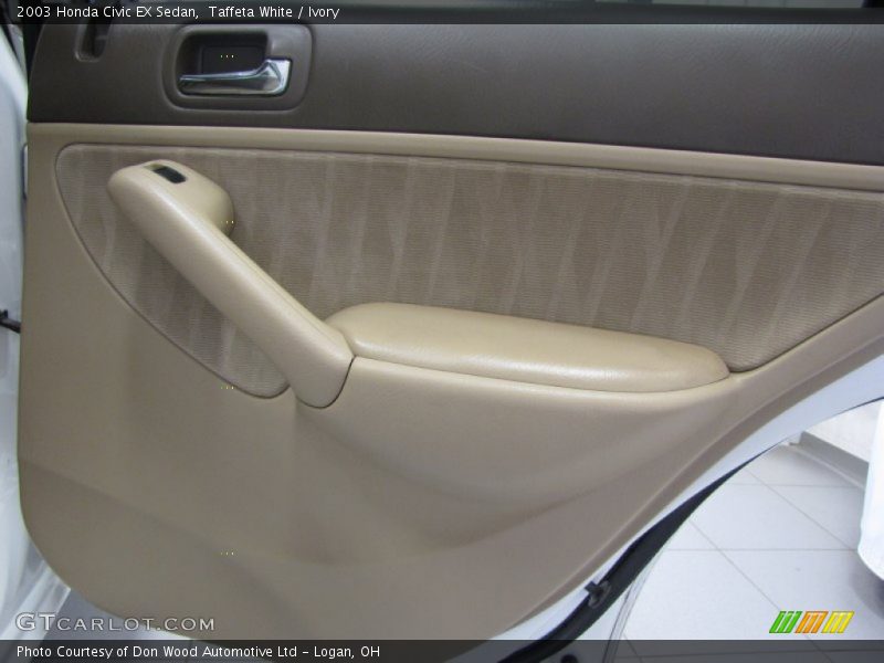 Taffeta White / Ivory 2003 Honda Civic EX Sedan