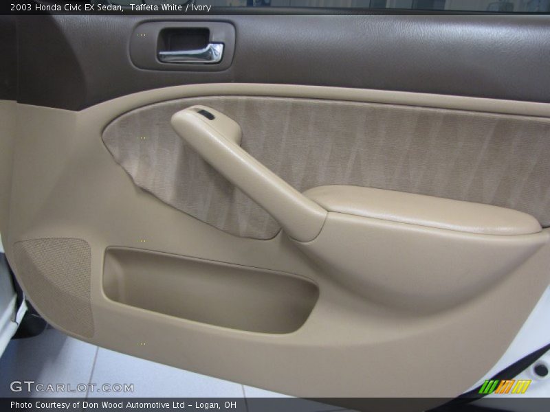 Taffeta White / Ivory 2003 Honda Civic EX Sedan