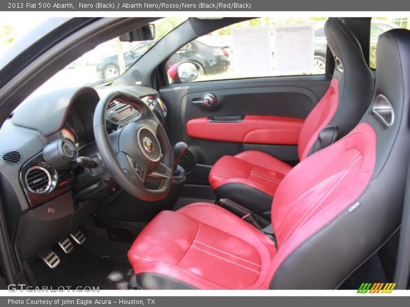 Front Seat of 2013 500 Abarth