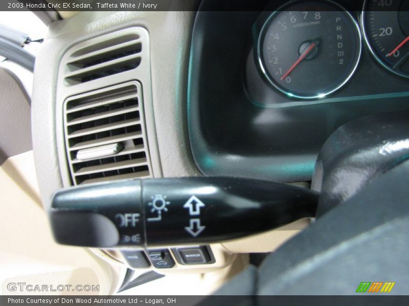 Taffeta White / Ivory 2003 Honda Civic EX Sedan