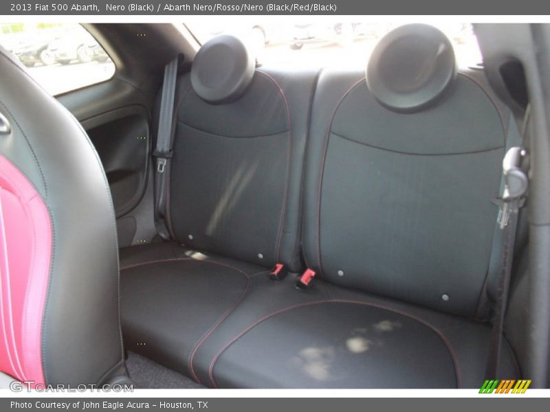 Rear Seat of 2013 500 Abarth