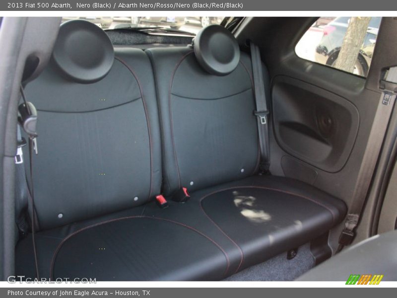 Rear Seat of 2013 500 Abarth