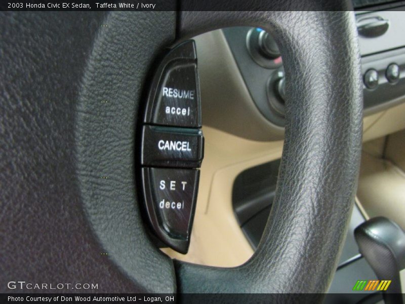 Taffeta White / Ivory 2003 Honda Civic EX Sedan