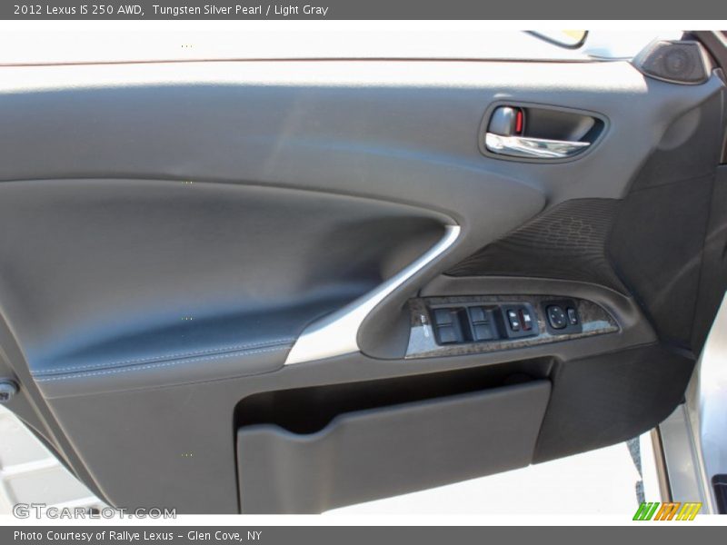 Tungsten Silver Pearl / Light Gray 2012 Lexus IS 250 AWD