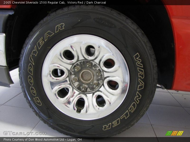Victory Red / Dark Charcoal 2005 Chevrolet Silverado 1500 Regular Cab