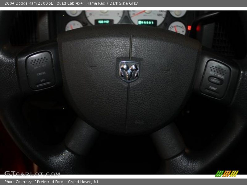 Flame Red / Dark Slate Gray 2004 Dodge Ram 2500 SLT Quad Cab 4x4