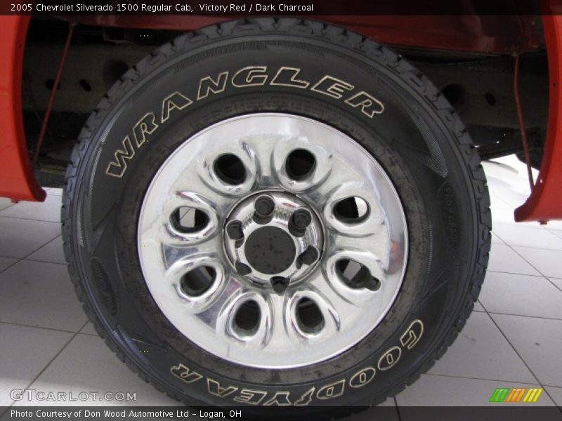 Victory Red / Dark Charcoal 2005 Chevrolet Silverado 1500 Regular Cab