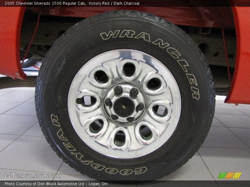 Victory Red / Dark Charcoal 2005 Chevrolet Silverado 1500 Regular Cab