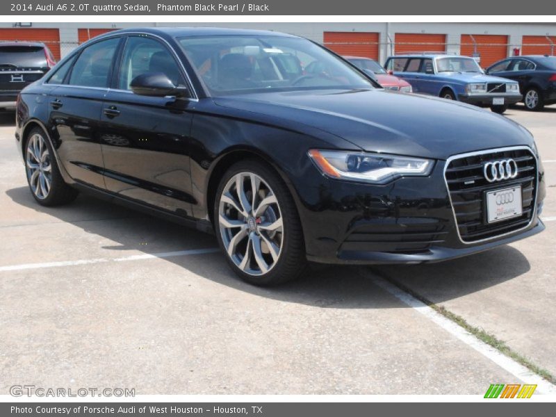 Phantom Black Pearl / Black 2014 Audi A6 2.0T quattro Sedan