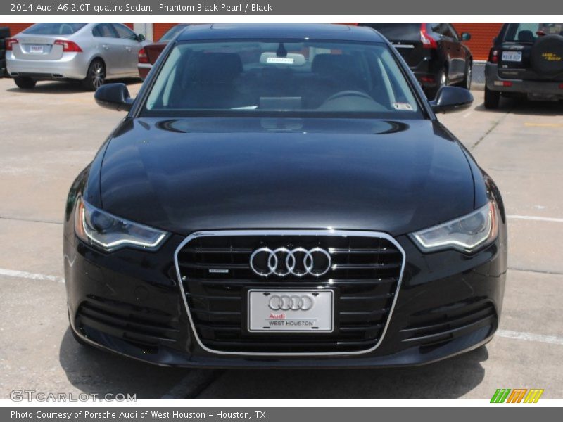 Phantom Black Pearl / Black 2014 Audi A6 2.0T quattro Sedan