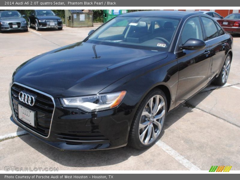 Phantom Black Pearl / Black 2014 Audi A6 2.0T quattro Sedan