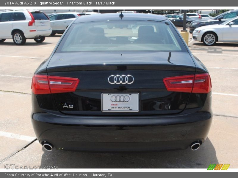Phantom Black Pearl / Black 2014 Audi A6 2.0T quattro Sedan