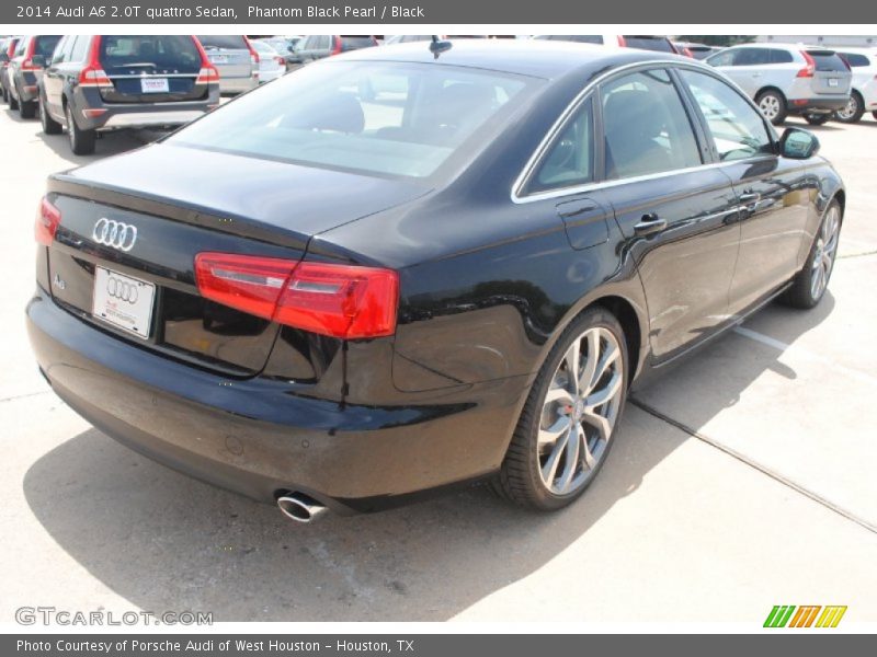 Phantom Black Pearl / Black 2014 Audi A6 2.0T quattro Sedan