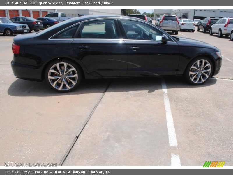 Phantom Black Pearl / Black 2014 Audi A6 2.0T quattro Sedan