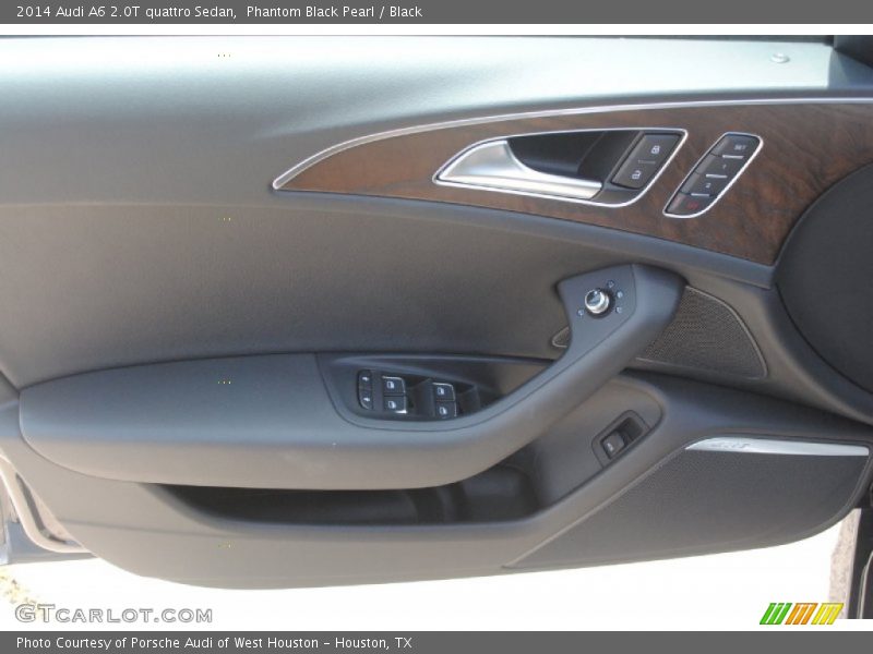 Phantom Black Pearl / Black 2014 Audi A6 2.0T quattro Sedan