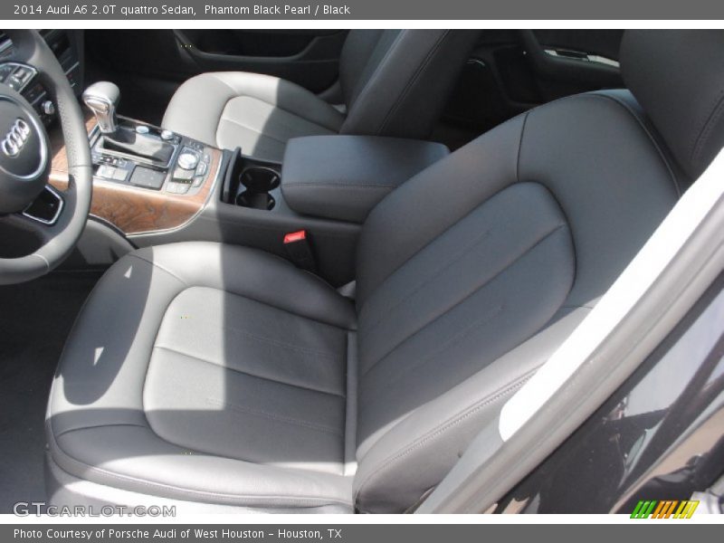 Phantom Black Pearl / Black 2014 Audi A6 2.0T quattro Sedan