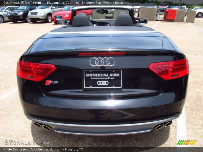 Phantom Black Pearl / Black 2014 Audi S5 3.0T Premium Plus quattro Cabriolet